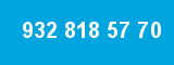 932 818 57 70 932 818 57 70